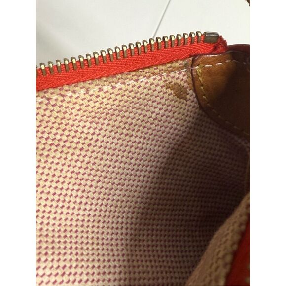 Dooney & Bourke Dillen Satchel Shoulder Bag Hobo Pebble Orange Leather See NOTES - Picture 14 of 16